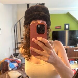 Faux fur hat